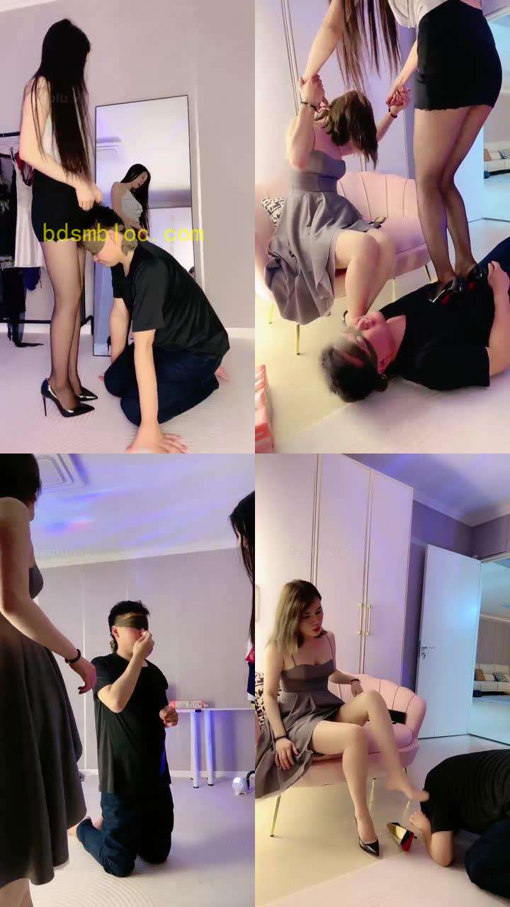 【美丝大大和V神】打耳光