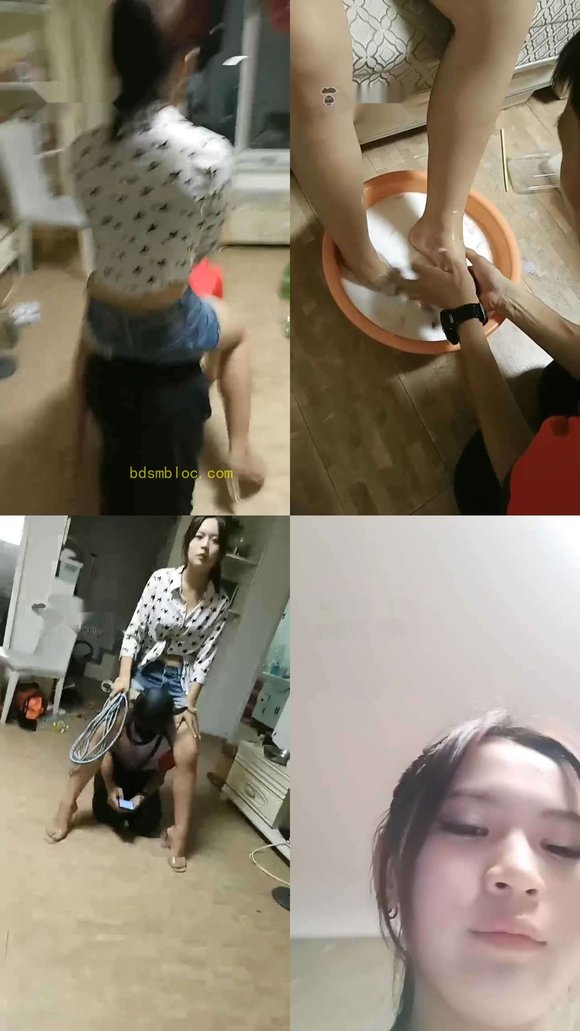 【奶酪】骑马骑脖伺候洗脚