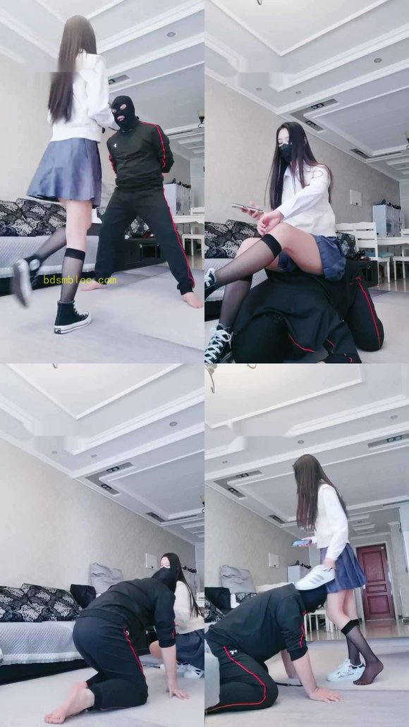 【猫神大人】JK小姐姐黑丝白鞋虐杀