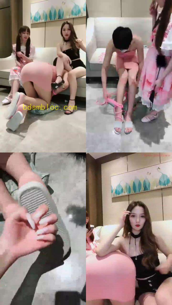 【樱桃小S&amp;一诺大小姐】双女王暴打贱狗屁股，温柔刀刀致命