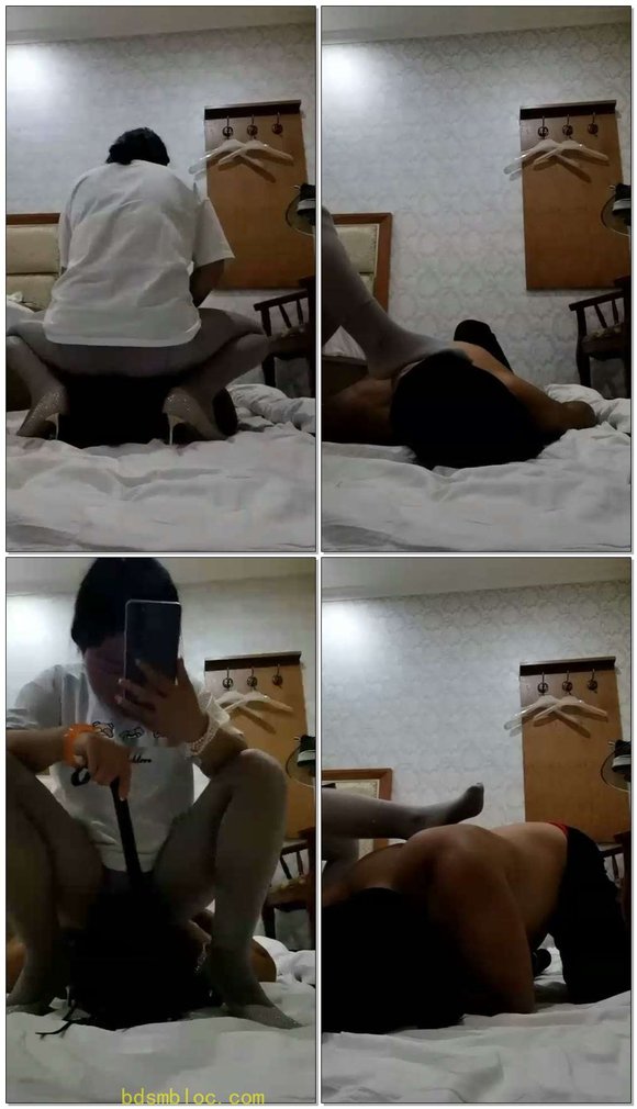 【皮裤女主S】鞭子，钻夸，丝袜坐脸