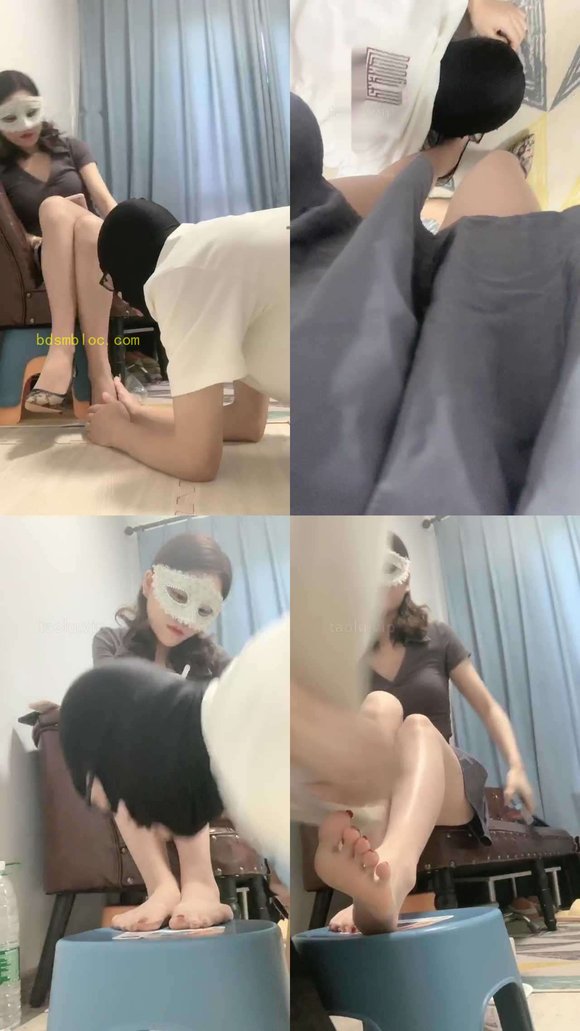 【成都女王DS】迷恋原味玉足的脚奴