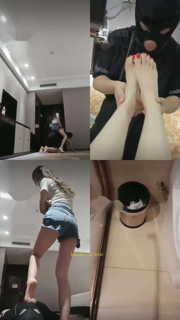 【多多S】调教直接圣水，舔脚踩头深厚