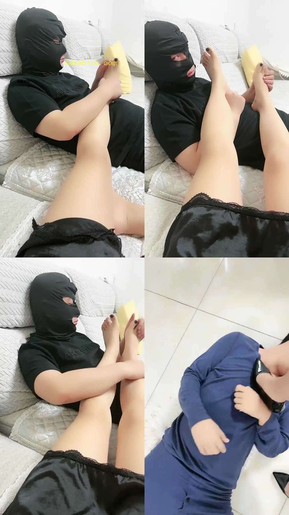 【乔妹】玉足踩踏/吃烟灰恋足舔