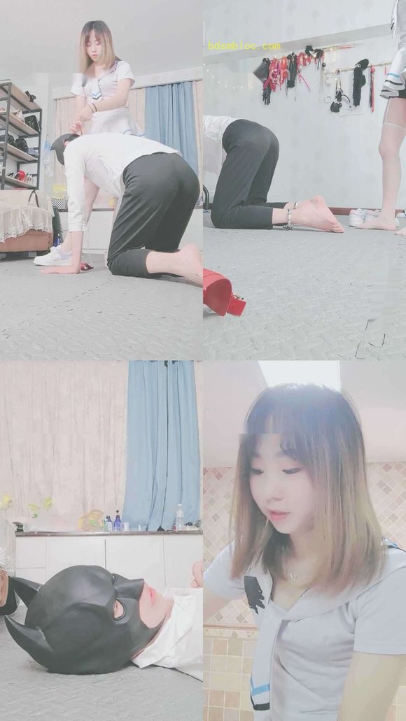 【果儿】手铐捆绑/小白鞋肉丝踩/转胯骑马/闻鞋窝