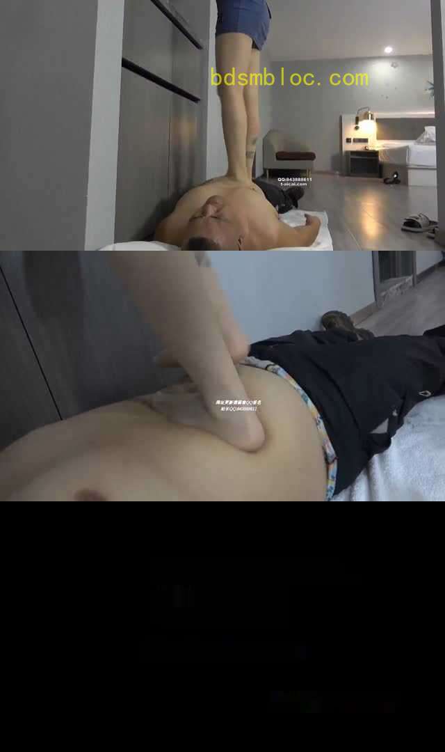 【领主老大】肉丝脚 暴力跳踩