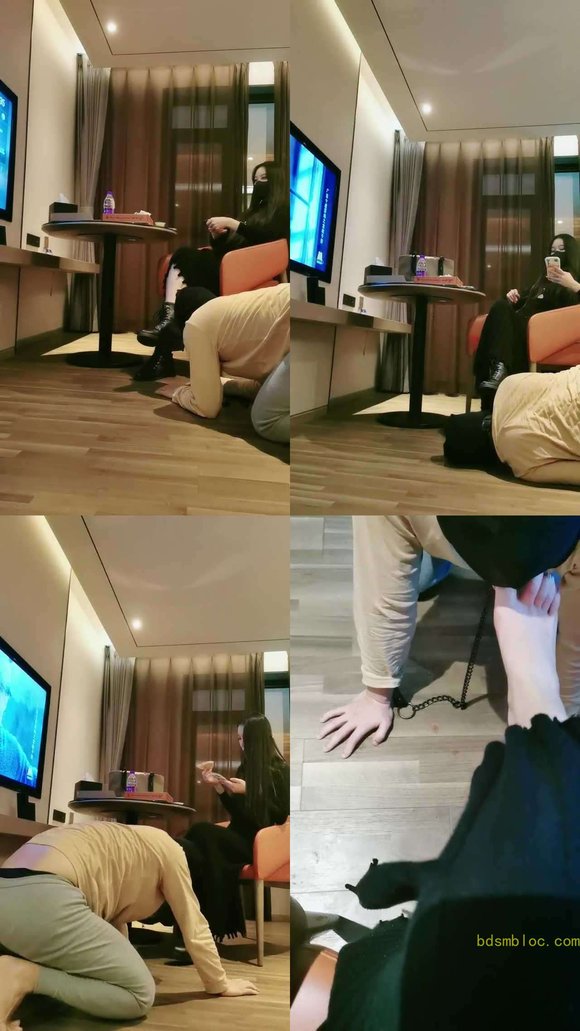 【猫神大人】黑短靴御姐蹂躏
