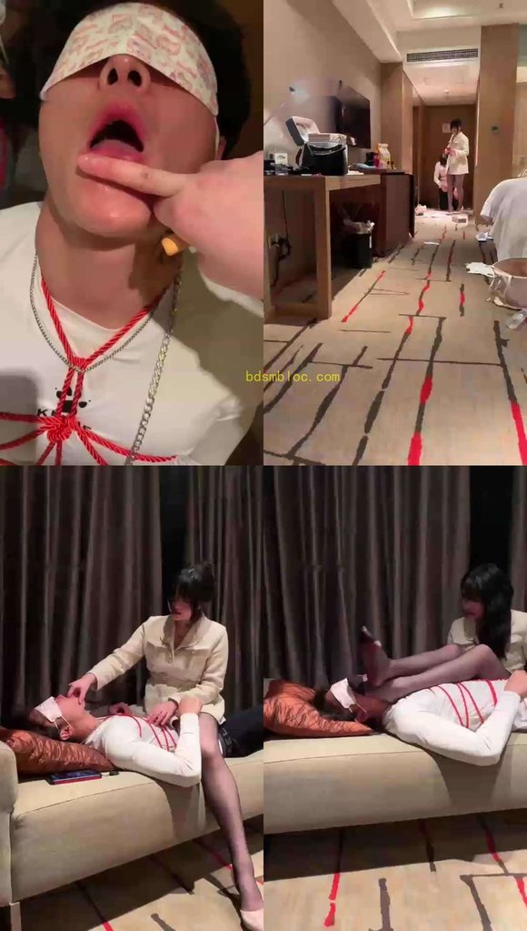 【木秋夜深了】痒刑折磨一米九私奴
