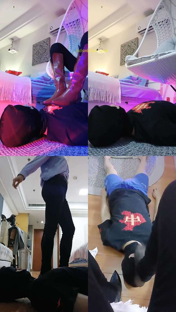 【米小唐】脚底下的下贱货