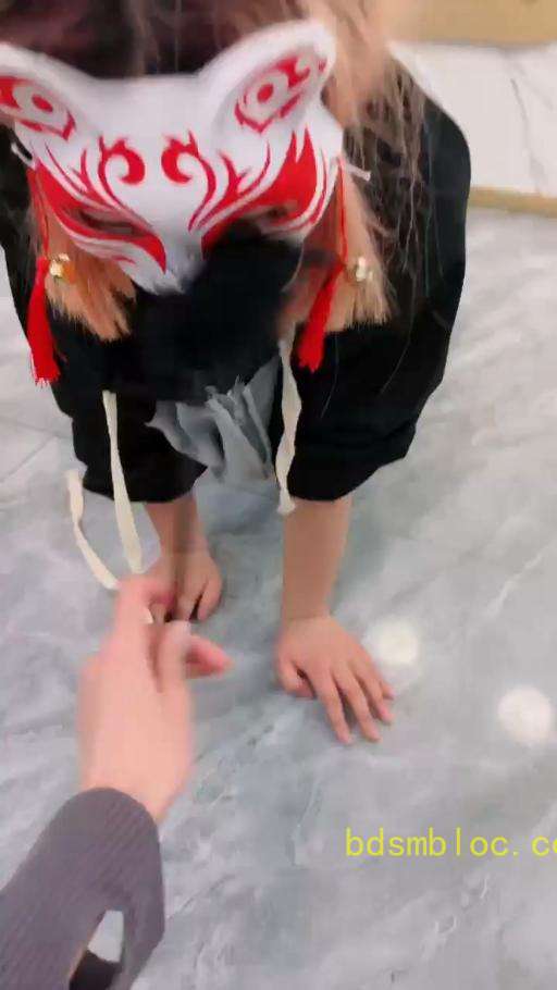 【天津女仆电姐】深夜店里玩女奴