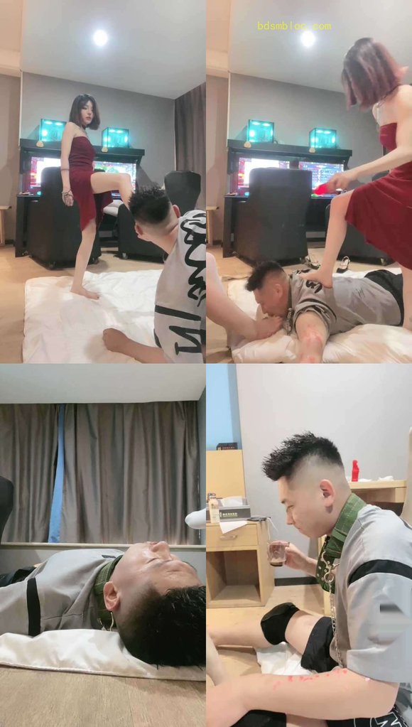 【智恩】电竞酒店-三人修女妹妹哥哥反被调-踩踏滴蜡耳光-喂口水