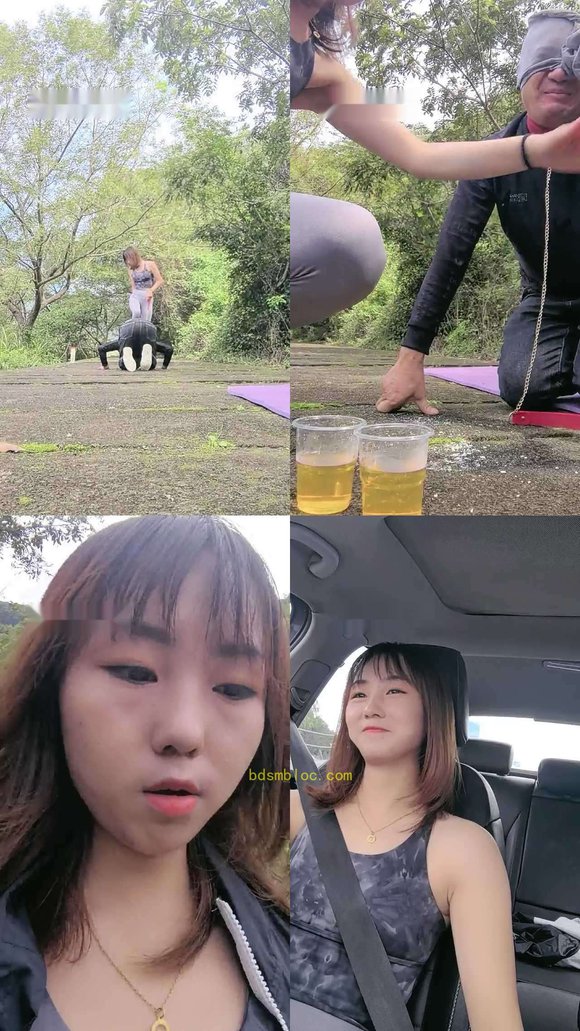 【果儿S】户外tj贱奴偶遇路人