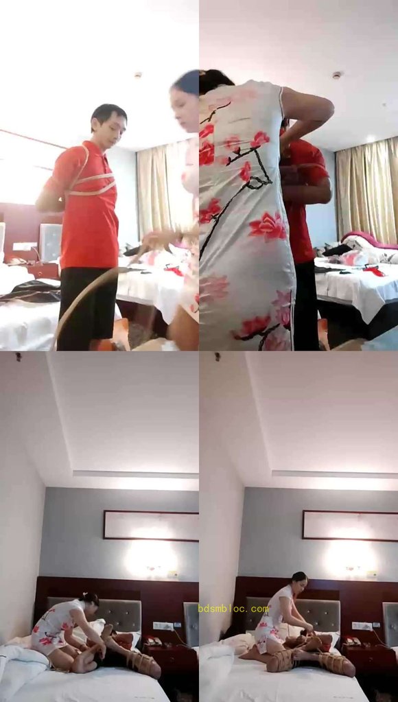 【女绳小花】捆绑绳艺