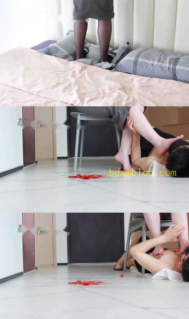 【黑丝诱惑】【晓俞】素人篇：大二学生晓俞脏鞋踩床踩食物喂奴