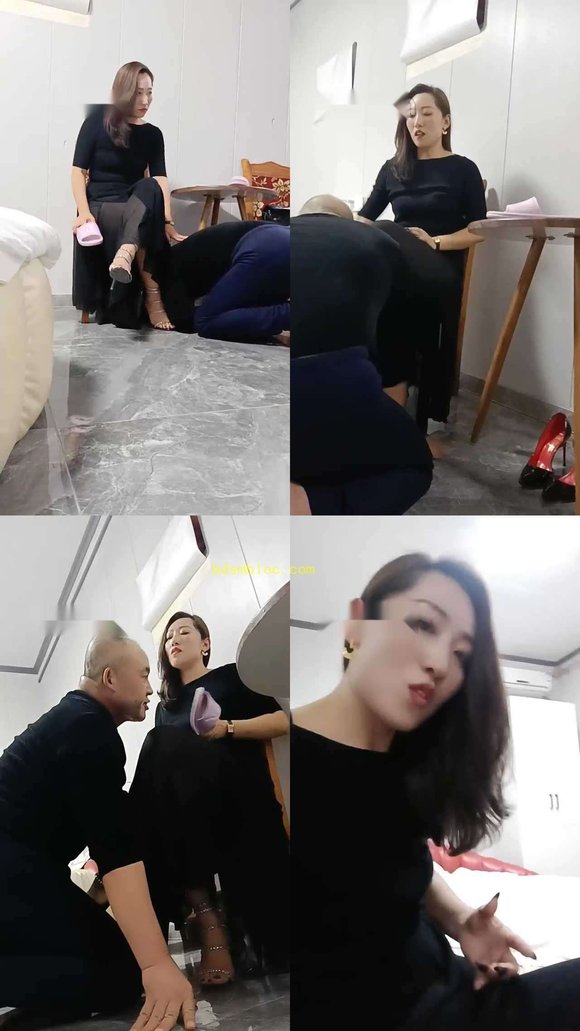 【冷御女王】拖鞋抽耳光-浓痰赏赐