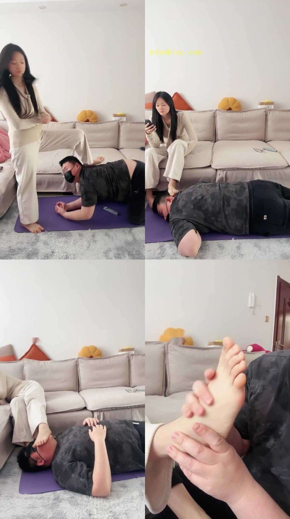 【埋汰】御姐S踩踏骑狗背舔玉足