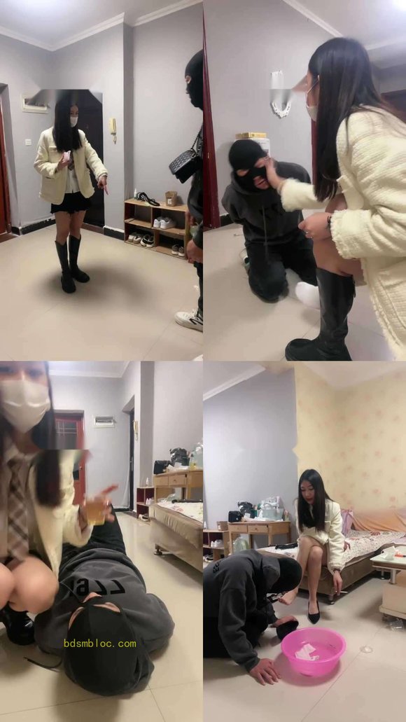【惜沫】御姐反绑废物绿帽虐废