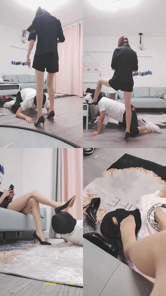 【美娜格格S】骑马转胯训练贱狗