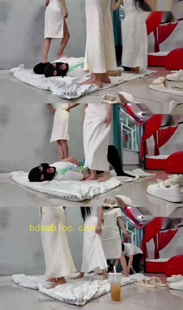 【未知女主】女生群体裸足踩踏 钻胯