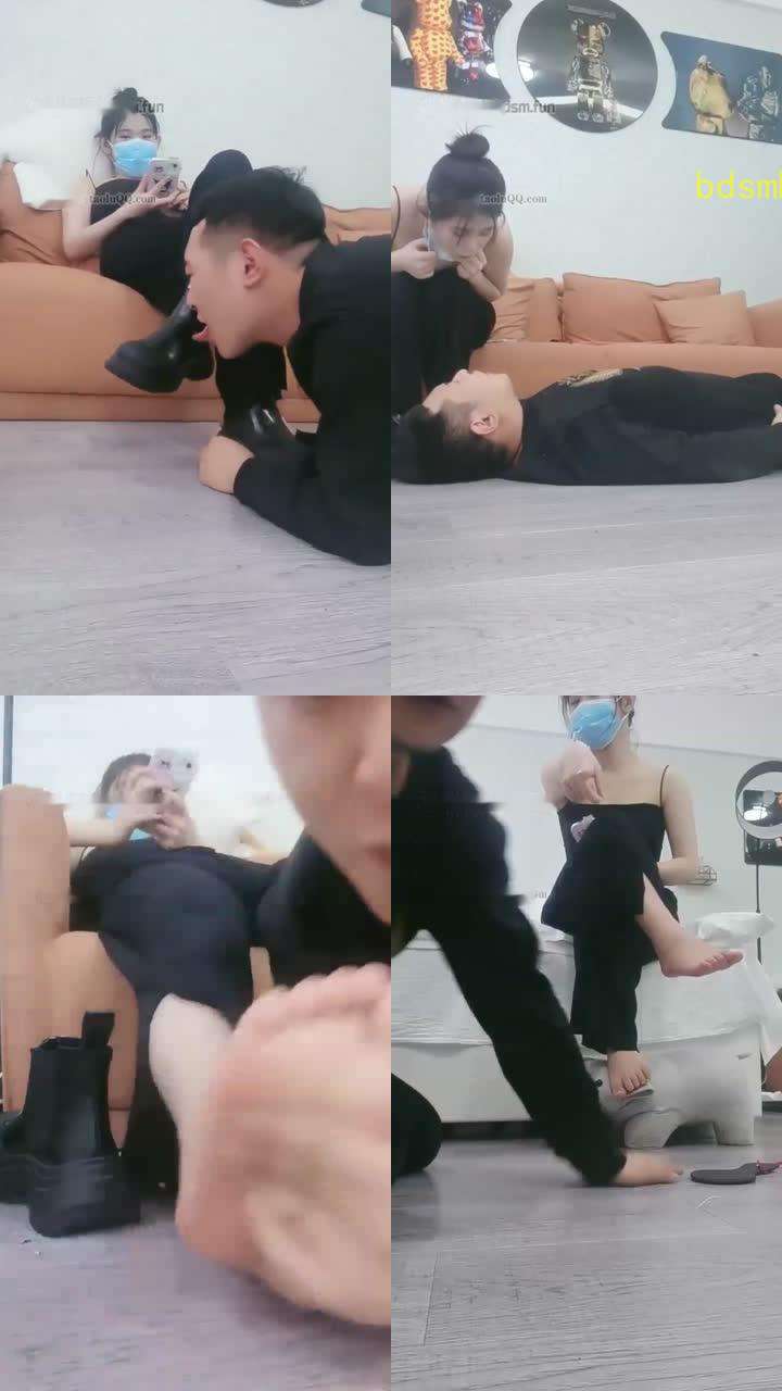 【明明就很贱】素人偷跑出来虐奴