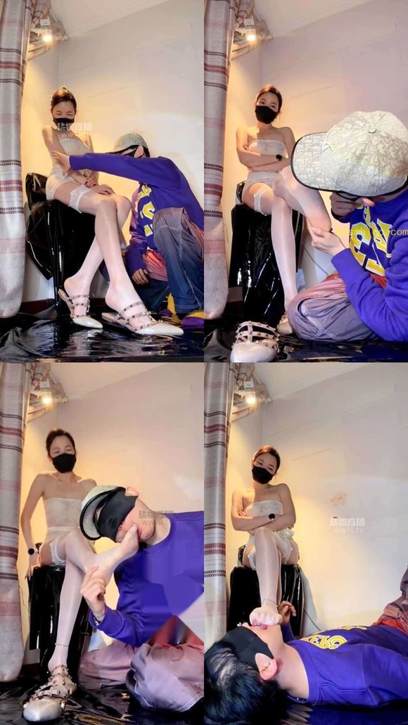 【皮皮】剧情 勾引诱惑调教恋足贱狗表弟