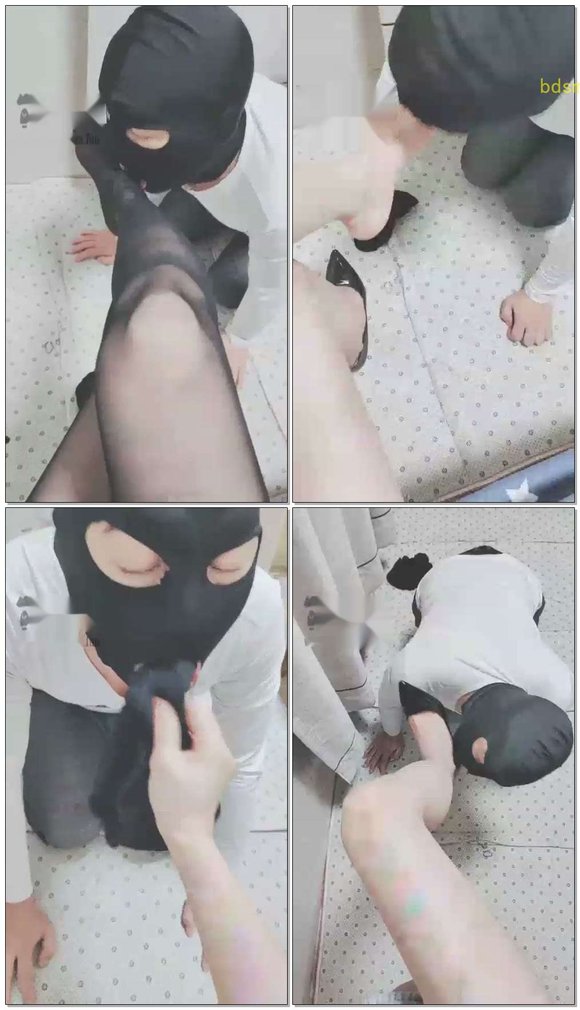 【夏琳】无业小混混被主人开发深喉，舔脚