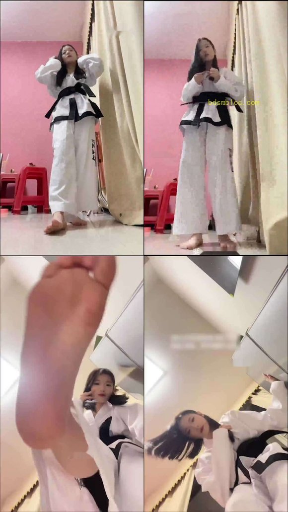 【小蝶】POV 跆拳道服 粗口踩踏 辱骂