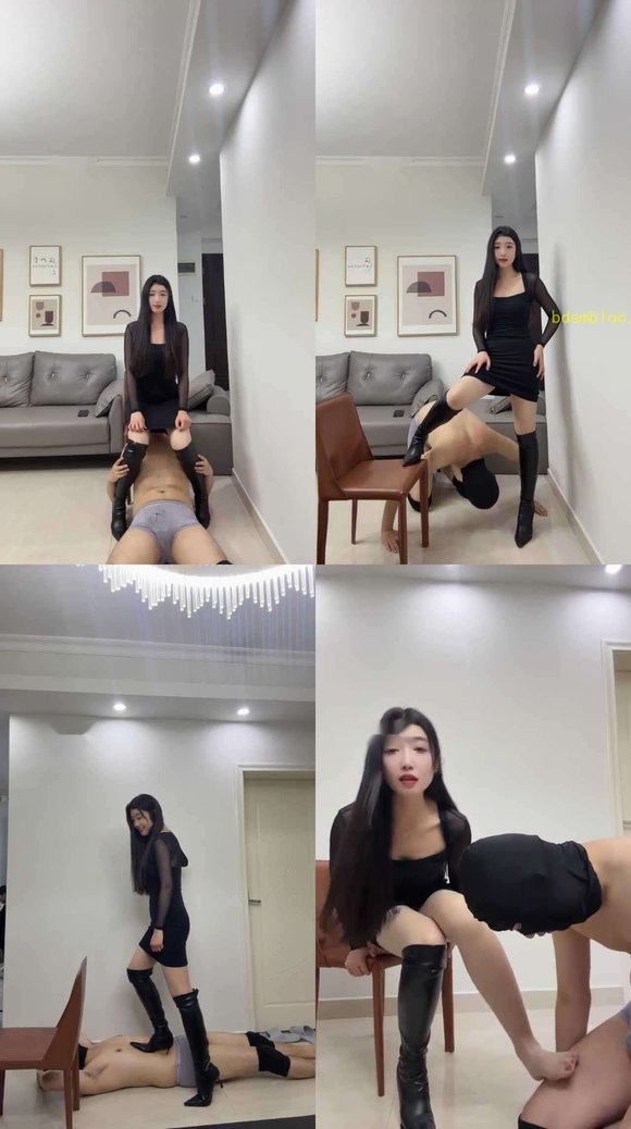 【莫莉】超美细高跟虐狗