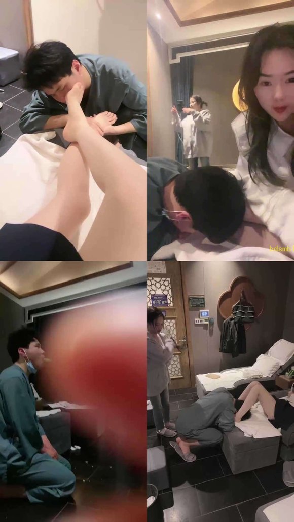 【小溪】足浴店姐妹花玩弄男技师【双视角完整版】