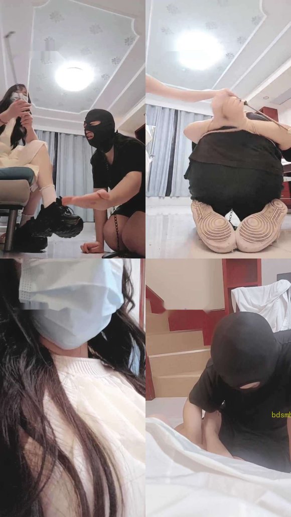 【樱子大大】运动鞋白袜S-口球塞嘴捆绑/鞭打电击/踩踏鞋抽耳光