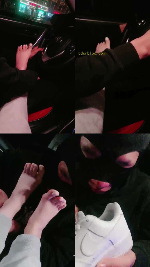 【舞媚】车内玩狗