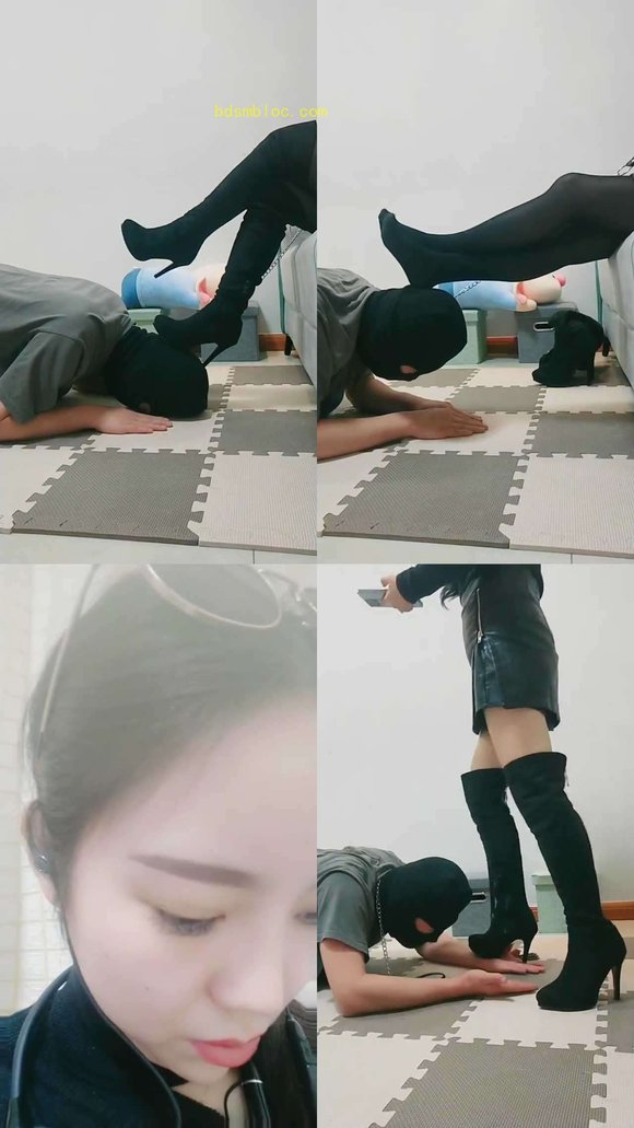 【九歌】长靴肉丝踩虐狗