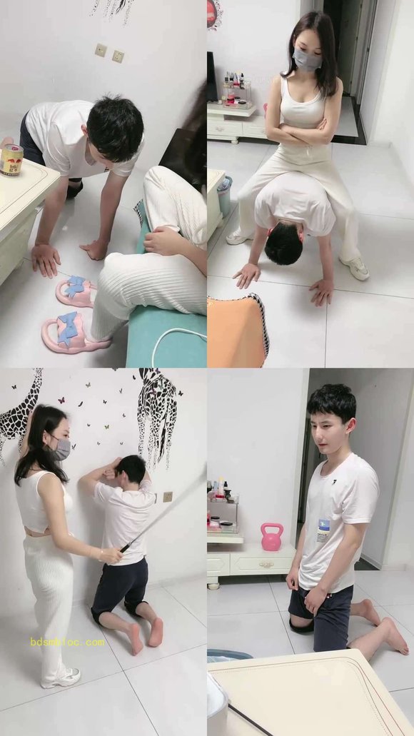 【蜜糖情侣】骑马/运动鞋全体重踩踏/鞭打转胯