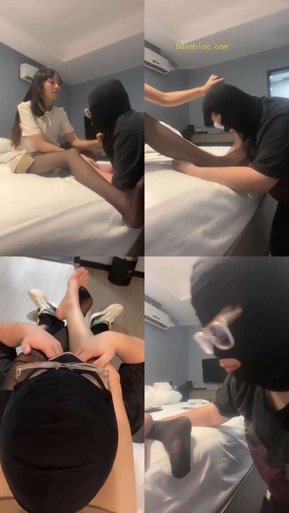 【冰冰】开发素人黑丝高跟恋足舔