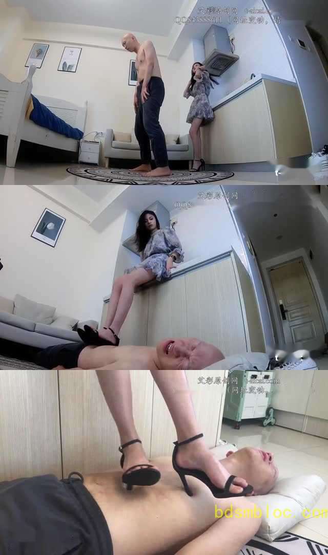 【美竹姐姐】黑色绑带高跟的折磨2