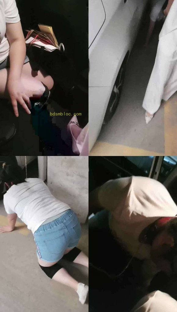 【凌儿女神】停车场强迫闺蜜狗伺候