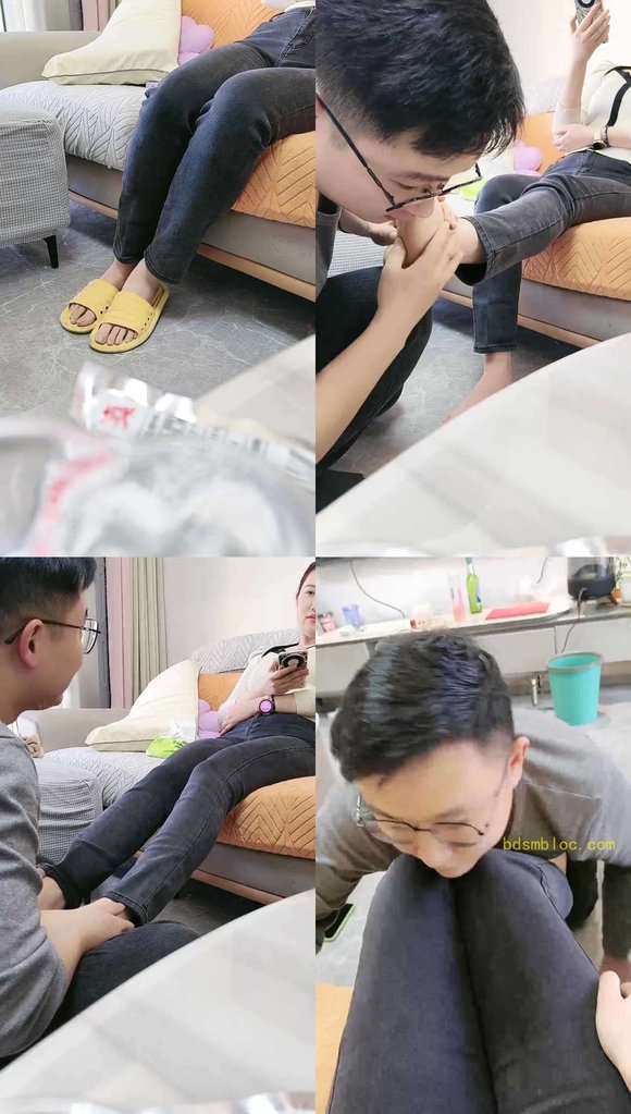 【青岛大混子】品尝恶毒继母的臭脚丫