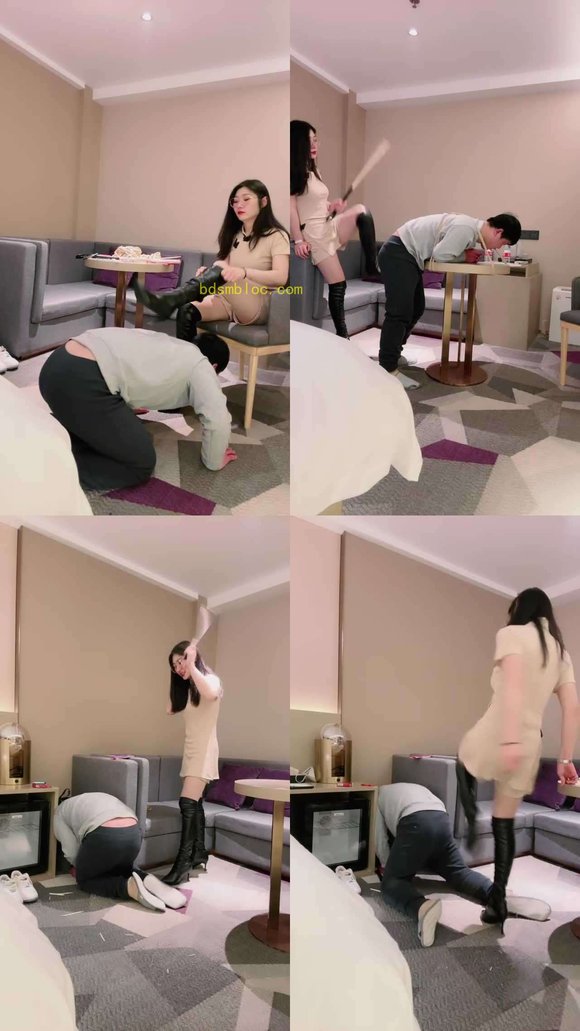 【冷凝大大】长靴S捆绑奴才重度鞭打