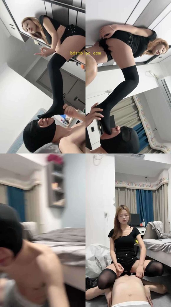 【狗哥】黑丝美腿发骚狂舔/插嘴/坐脸窒息