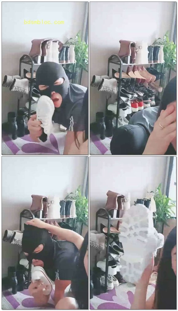 【依然ss】家奴清理各种鞋子
