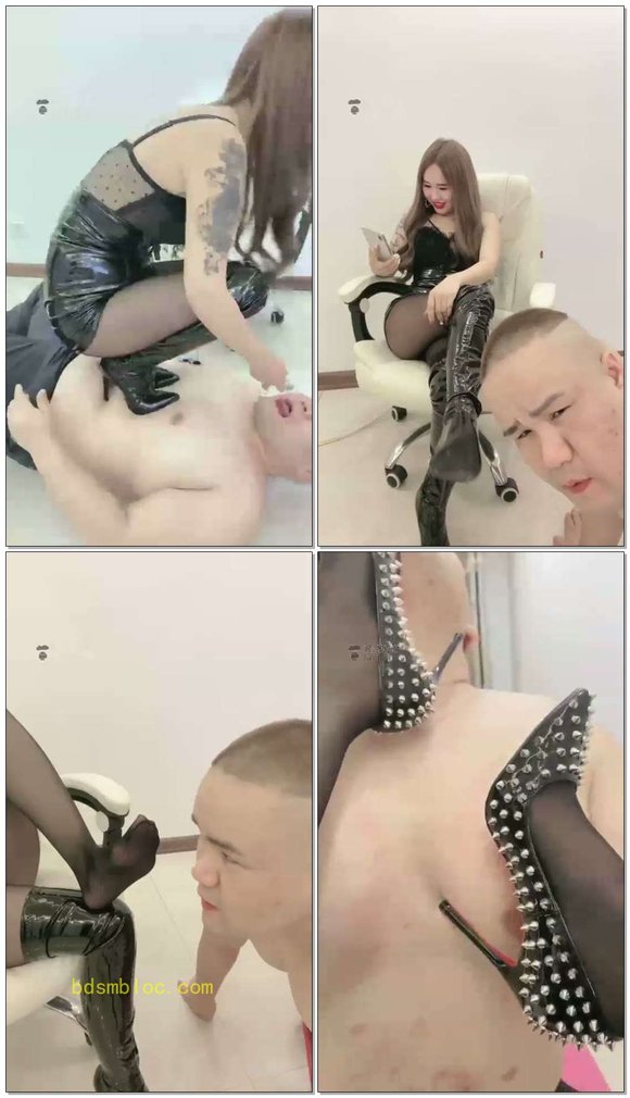 【冷柔S】长靴换柳丁鞋暴踩肥狗
