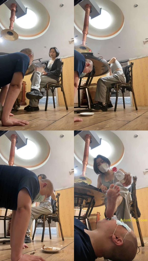 【朱砂痣】餐厅玩狗服务员看呆/混合食物喂食