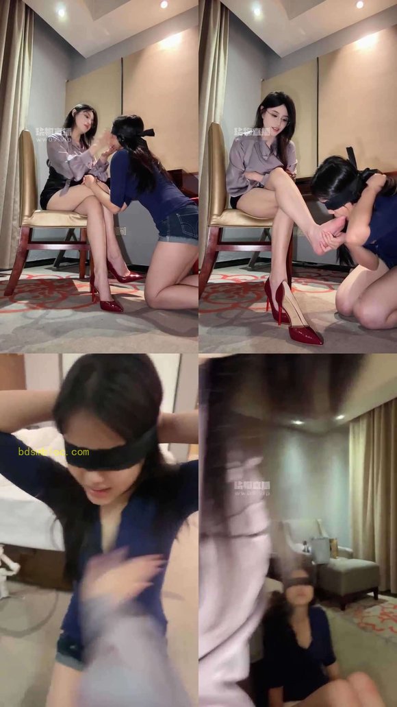 【反差楠熙】手捂窒息 高跟碾压踩母畜