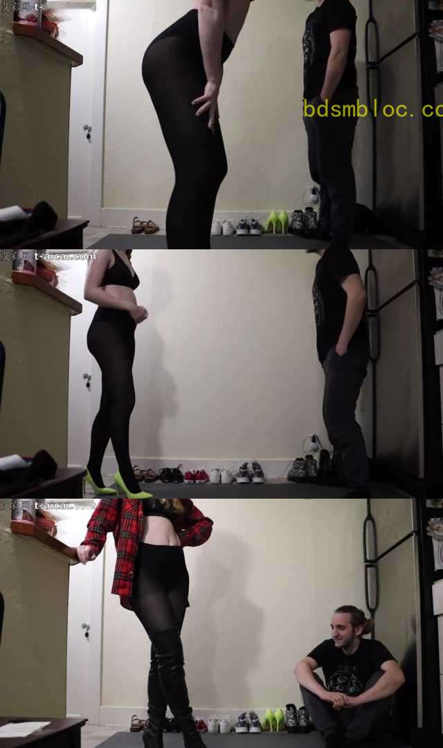 【欧美女王】黑丝女神连换9双美鞋疯狂踢裆!让贱狗品尝不同鞋子踢裆的滋味!