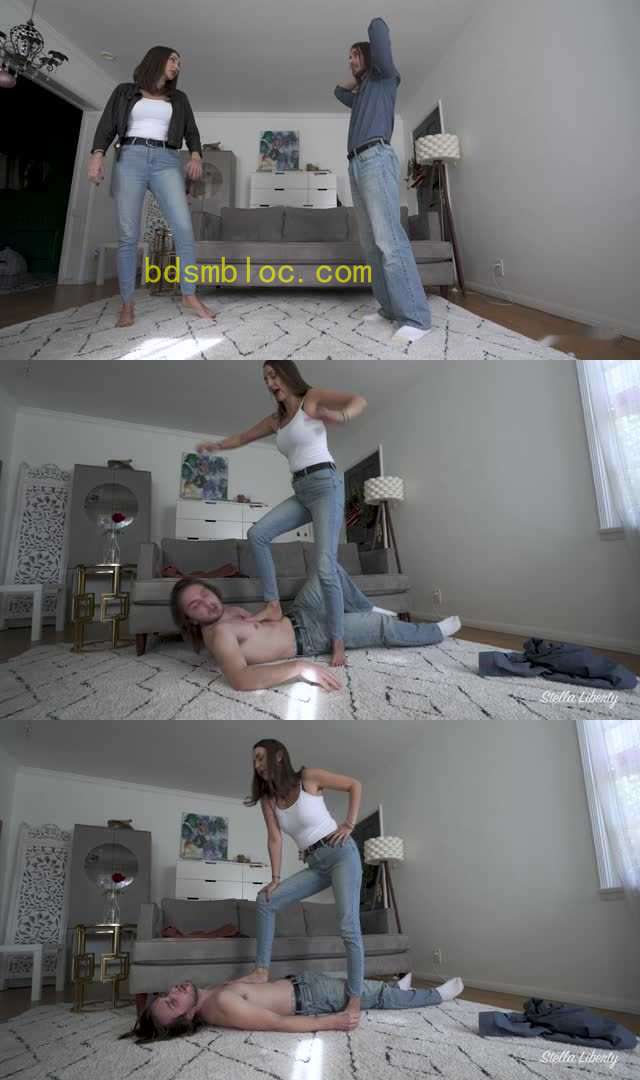 【欧美女王】暴力女王家暴老公拳打脚踢