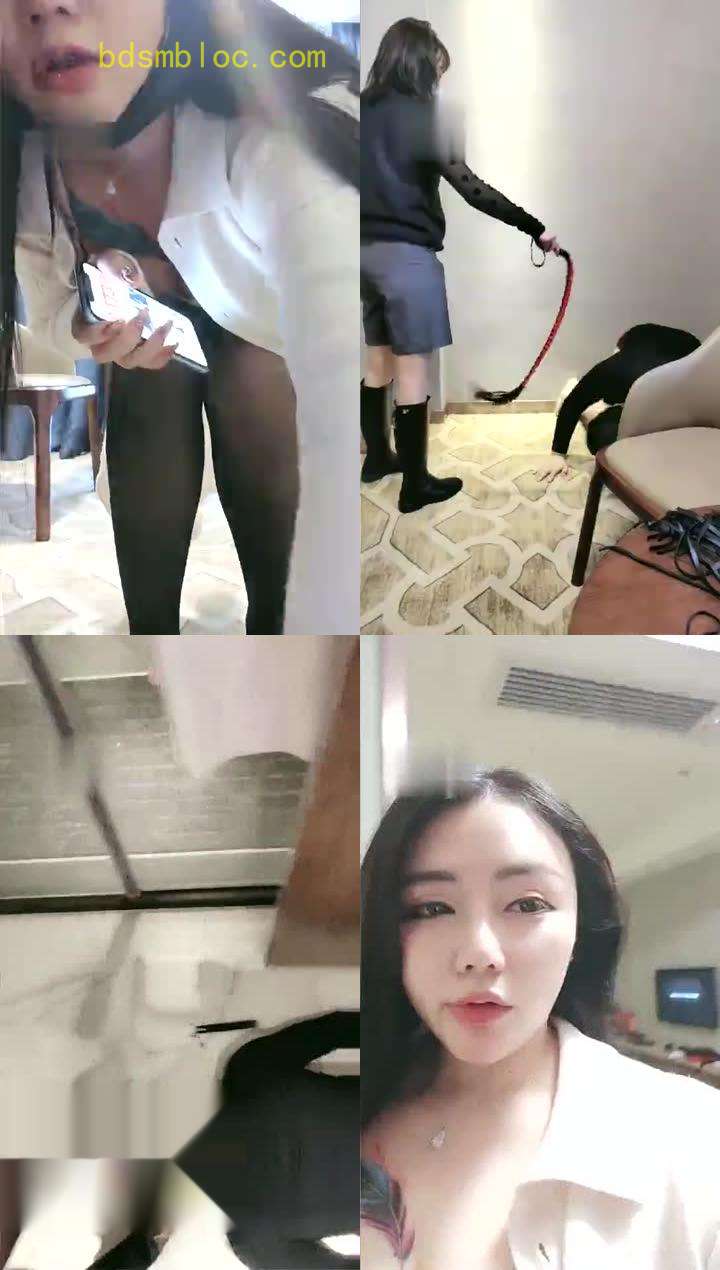 【F奶妮可S】带素人闺蜜玩狗