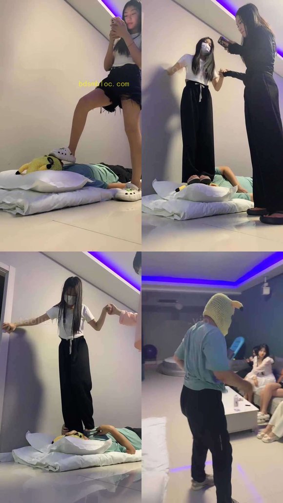 【精神小妹】多S重度踩跺脸折磨/舔脚