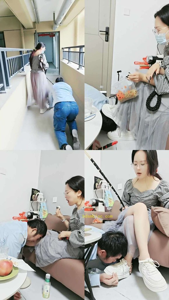 【南荣S】遛狗，喂贱狗吃狗粮