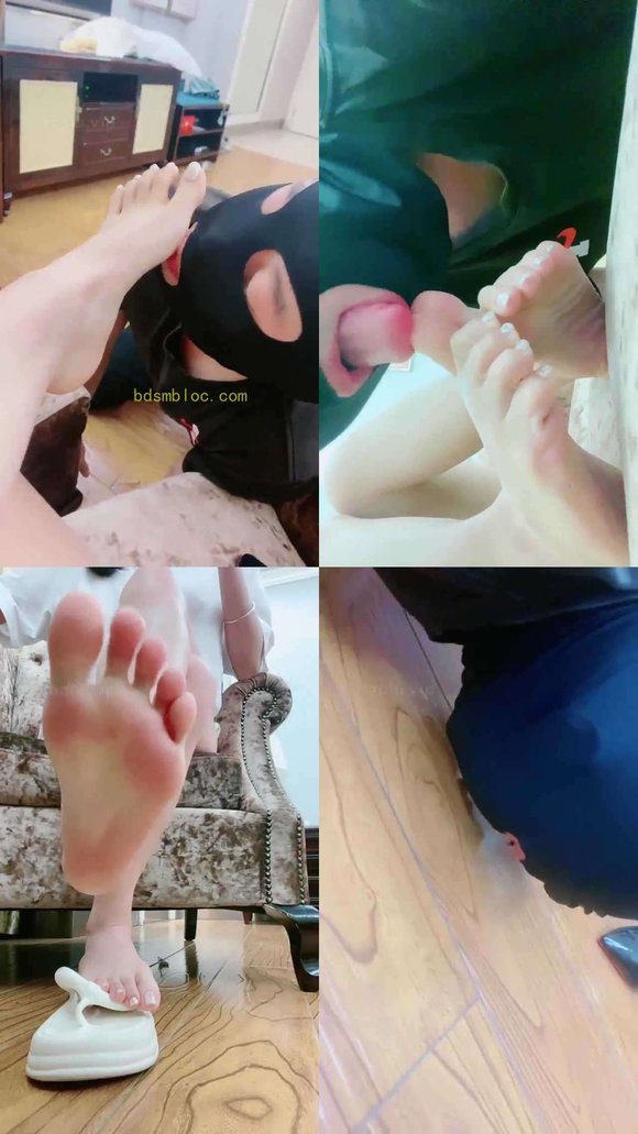 【甜一】 多视角展示脚奴的正确舔脚姿势
