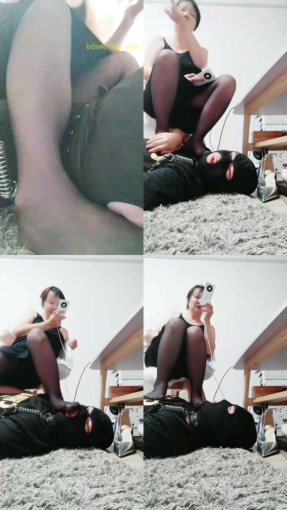【乐爷】白领S黑丝白袜踩下属犬【下】